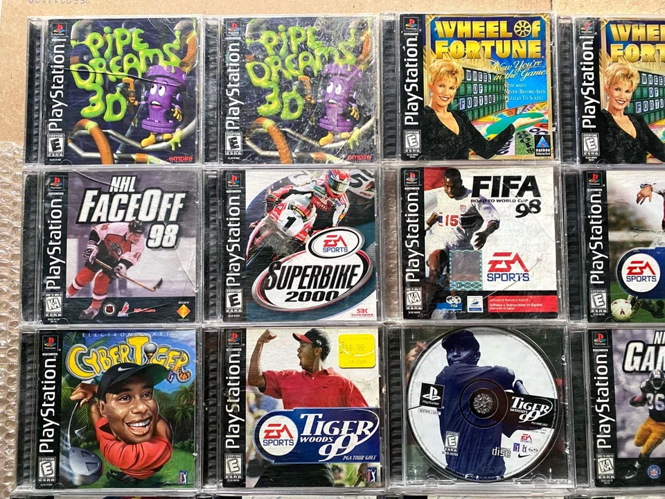 LOT OF 78 PS1 Discs/Manuals/Inserts (007 Jet Moto Star Wars GTA) *AS-IS/UNTESTED - Image 2 of 4
