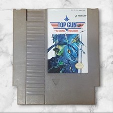 Top Gun The Second Mission Nintendo NES Konami Authentic Game Cartridge Tested  