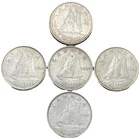 1963, (3) 1964 & 1965 Canada Silver Dime Lot – 80% Silver Canadian 10 Cent Coins