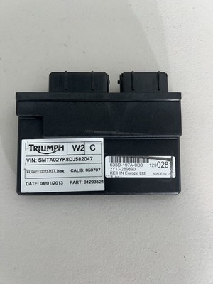 2013-2017 TRIUMPH DAYTONA 675 R ECU COMPUTER CONTROLLER UNIT BLACK BOX ECM CDI
