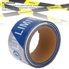 10PCS Safety Warning Tape Rolls Water Proof PE Caution Tape For Construction