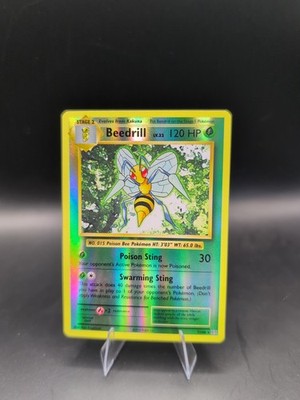 Pokémon TCG Beedrill Reverse Evolutions Card 7/108 NM