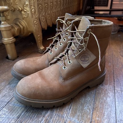 Vintage Timberland 6-Inch Boots Men s US 11.5 M Wheat/Nubuck Leather