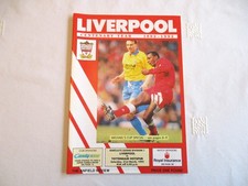 LIVERPOOL V TOTTENHAM HOTSPUR PROGRAMME 21/03/92 - EXCELLENT CONDITION.