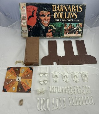 1969 Barnabas Collins Dark Shadows Game by Milton Bradley in Good/Fair Condition