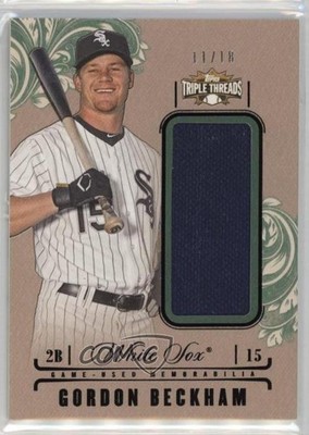 2014 Triple Threads Unity Single Jumbo Relics Emerald 11/18 Gordon Beckham n1u