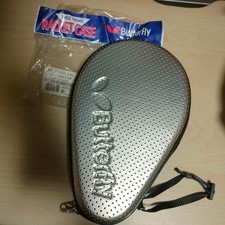Butterfly Rare Discontinued Silver Hard Table Tennis Racket Case Vintage
