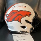 Shannon Sharpe Denver Broncos Autographed Authentic Football Helmet BAS