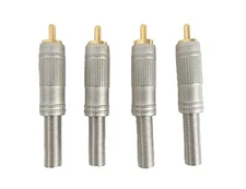 Canare F-09 RCA Plug, Set of 4 - New Old Stock, Free Shipping