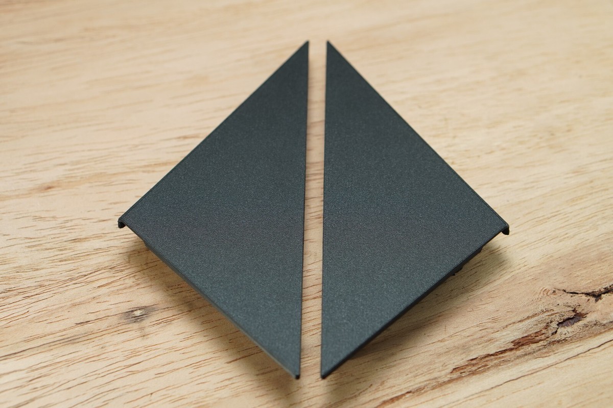 New BMW E30 Blank Tweeter Sail Panel Door Mirror Trim Cover