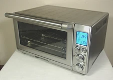 Used BREVILLE BOV845 Toaster Pizza Smart Oven Pro (Touchy Start Button) WORKS!