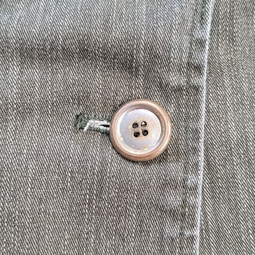 Nine & Co. Weekend by Nine West Denim Blazer Jacket Womens Size 6 Olive Green - Picture 6 of 10