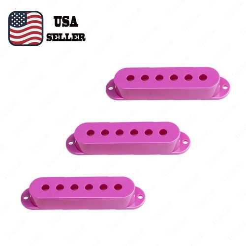 3 Pcs 48/50/52 SSS Single Coil Pickup Covers For Fender SQ Strat multiColors - Picture 11 of 15