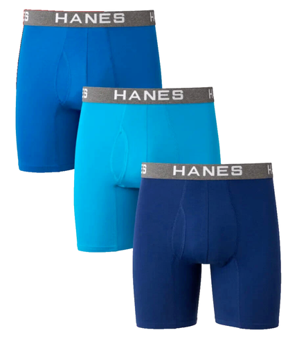 Hanes Ultimate Comfort Flex Fit Men's Boxer Brief Underwear modal 3 Pack 2xl xxl