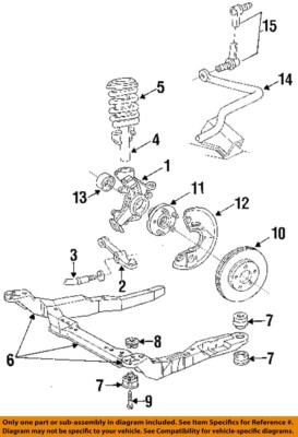 FORD OEM Front Suspension-Mount Shim E9DZ5400145B | eBay 