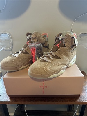 Nike Air Jordan 6 Retro x Travis Scott British Khaki DH0690-200 Size 13 New
