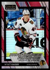 2023-24 O-Pee-Chee Platinum Red Prism Marquee Rookies 081/199 Wyatt Kaiser
