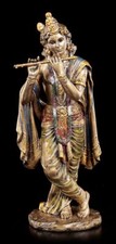 Krishna Figur - Indischer Gott - Buddha Hindu Deko
