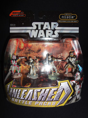 Star Wars AAYLA SECURA'S 327TH STAR CORPS Battle of Felucia Unleashed Pack ROTS 