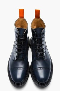 navy blue boots men