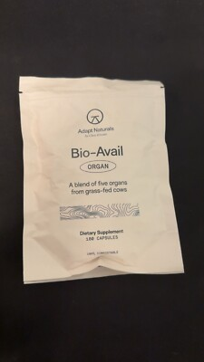 #ad #ad Adapt Naturals Bio Avail Organ Dietary Supplement 180 caps Exp 04 12 26 $35.00