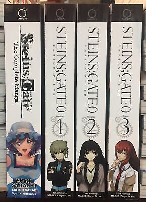 Steins;Gate + Steins;Gate 0 1-3 Manga Complete English New 10 | eBay
