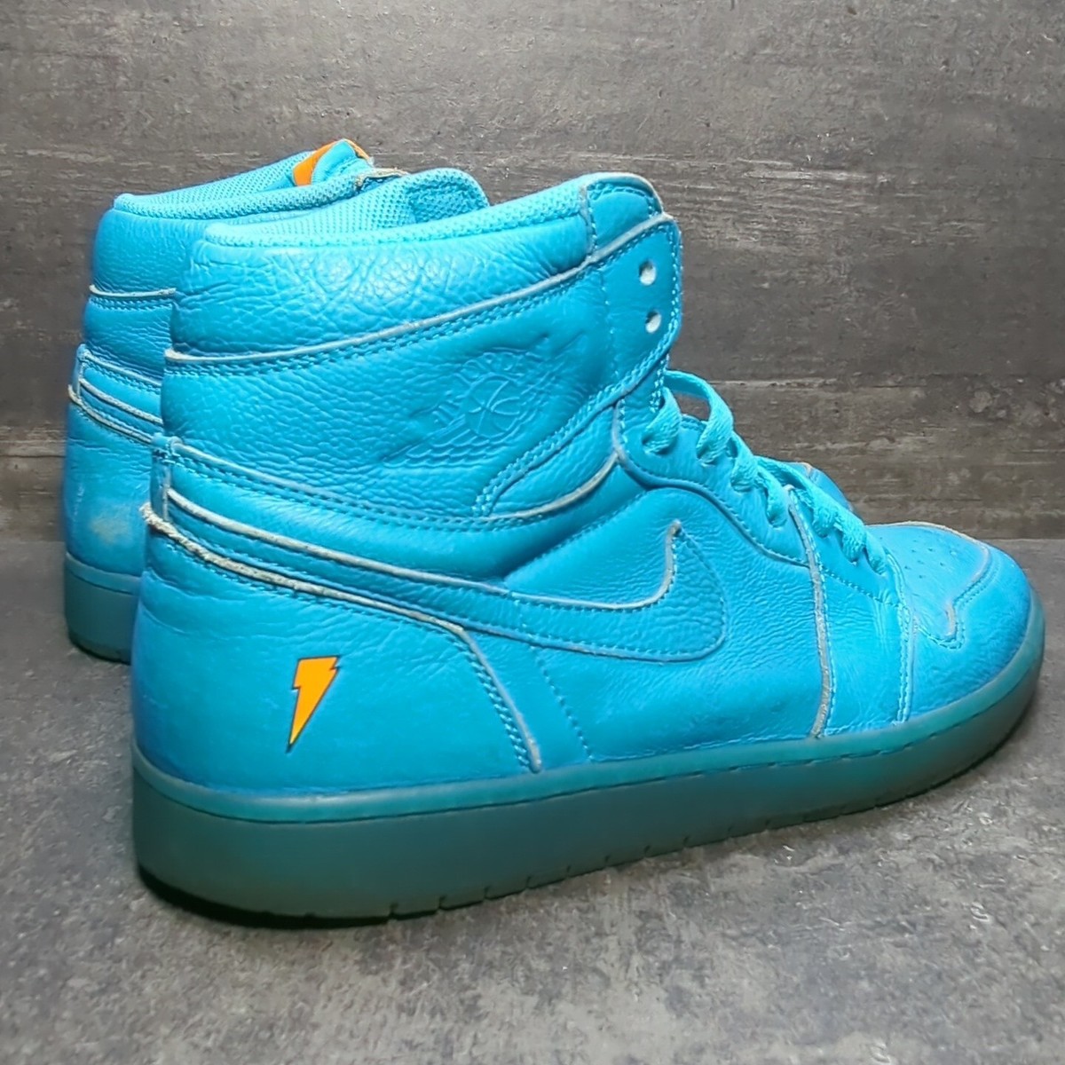 cyan jordans