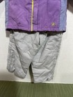 American Girl Doll Snowboard Jacket Bottoms EUC Purple Green Gray — photo 3