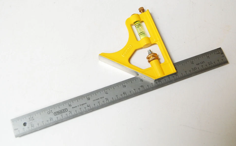 Medidor de marcado y cuadrado rápido Stanley combinación cuadrado y transportador de cáñamo Foto 2 de 4