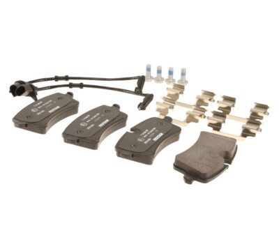 Textar Rear Disc Brake Pads Set with Sensors and Hardware for Audi A8 Quattro S8