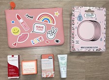 Mixed Beauty Sample 5-Pc, Clarins, Item Beauty, Erno Laszlo more  Ipsy Bag NEW