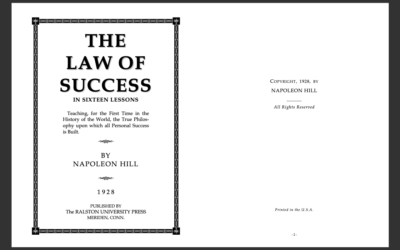 The Law of Success In Sixteen Lessons by Napoleon Hill : Hill, Napoleon The Law of Success In Sixteen Lessons by Napoleon Hill : Hill, Napoleon
