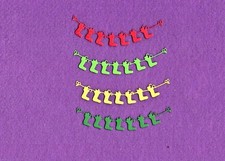 STOCKINGS WERE HUNG Christmas die cuts scrapbook cards