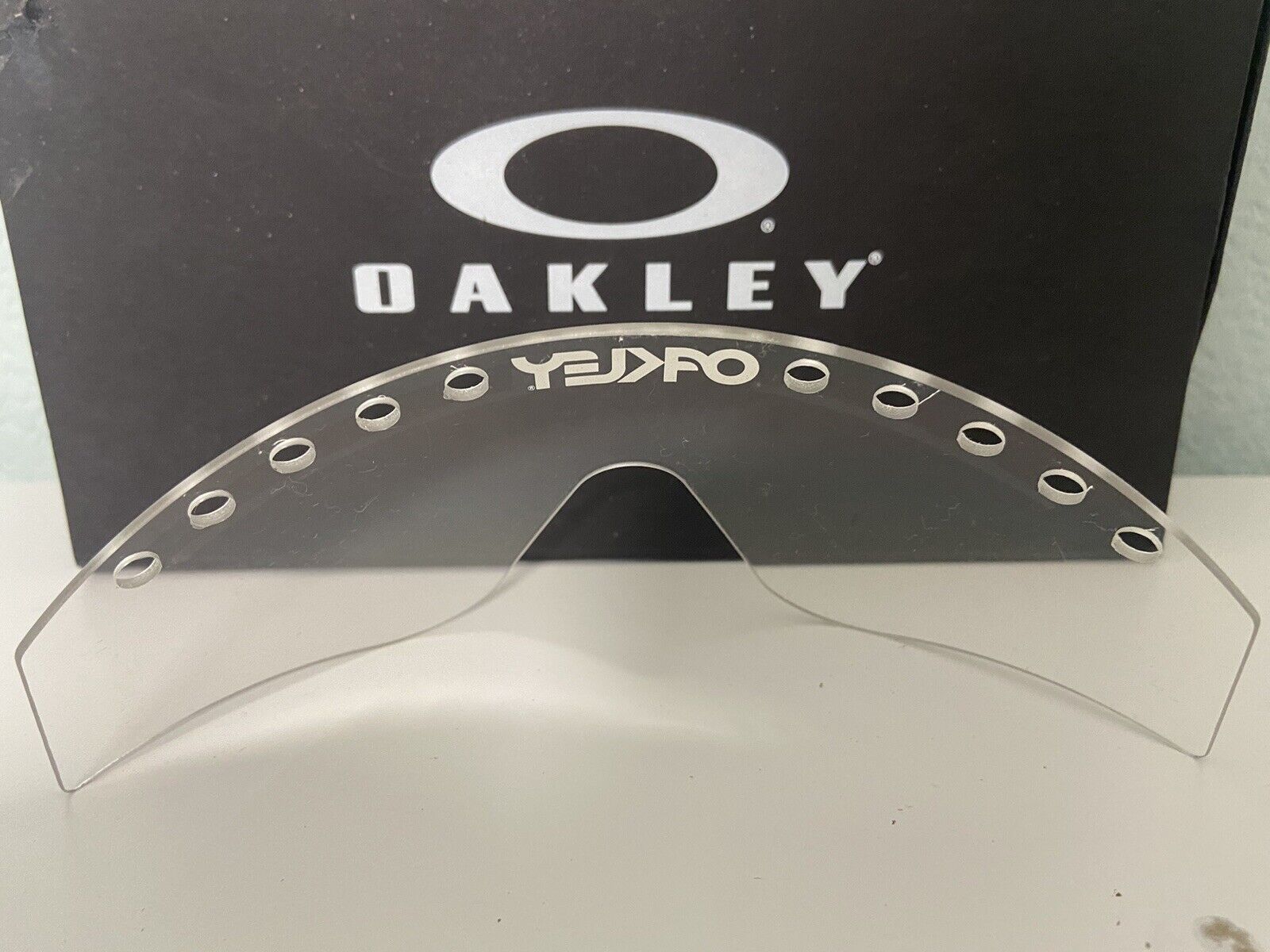 Oakley Eyeshade Lens Clear Rare Vintage Collector… - image 3