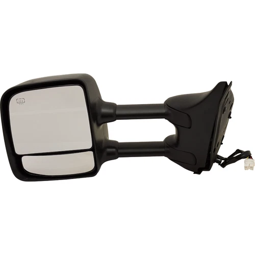 Fits 04-15 NS TITAN POWER TOW MIRROR CHROME W/HEAT-TELESCOPIC DUAL ARMS W/O LH