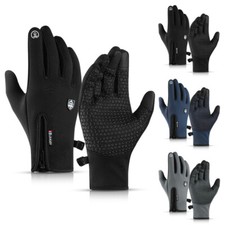 Winter Thermal Cycling Gloves Non-Slip Touch Screen Bike Bicycle Warm Mittens
