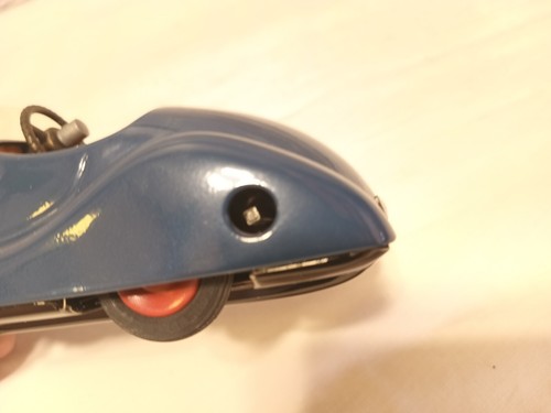 Vintage Schuco Blue Akustico 2002 Windup Toy Car Made in Germany NEW IN BOX! - Picture 6 of 24