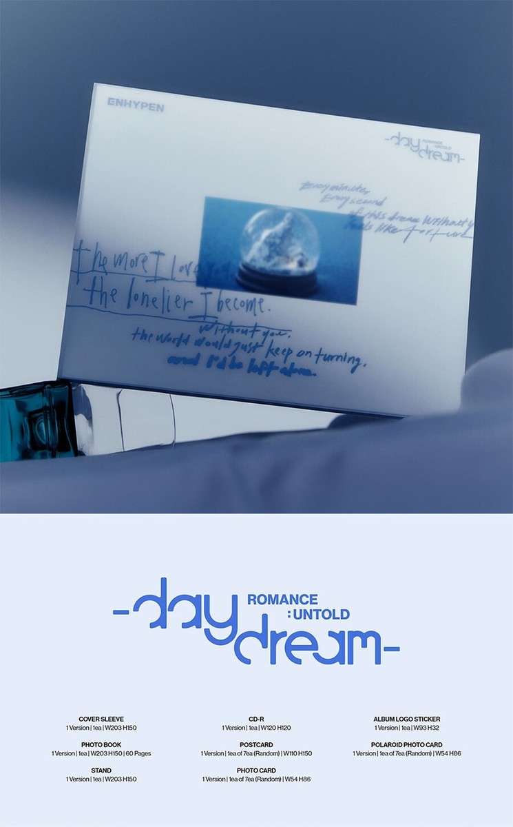 ENHYPEN ROMANCE:UNTOLD-DAYDREAM 2nd Repackage Album JAPAN EDITION