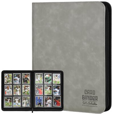 Arkeiliy Trading Card Binder Premium 9 Pocket Double Sided 540 Pocket PU Card | eBay Arkeiliy Trading Card Binder Premium 9 Pocket Double Sided 540 Pocket PU Card | eBay