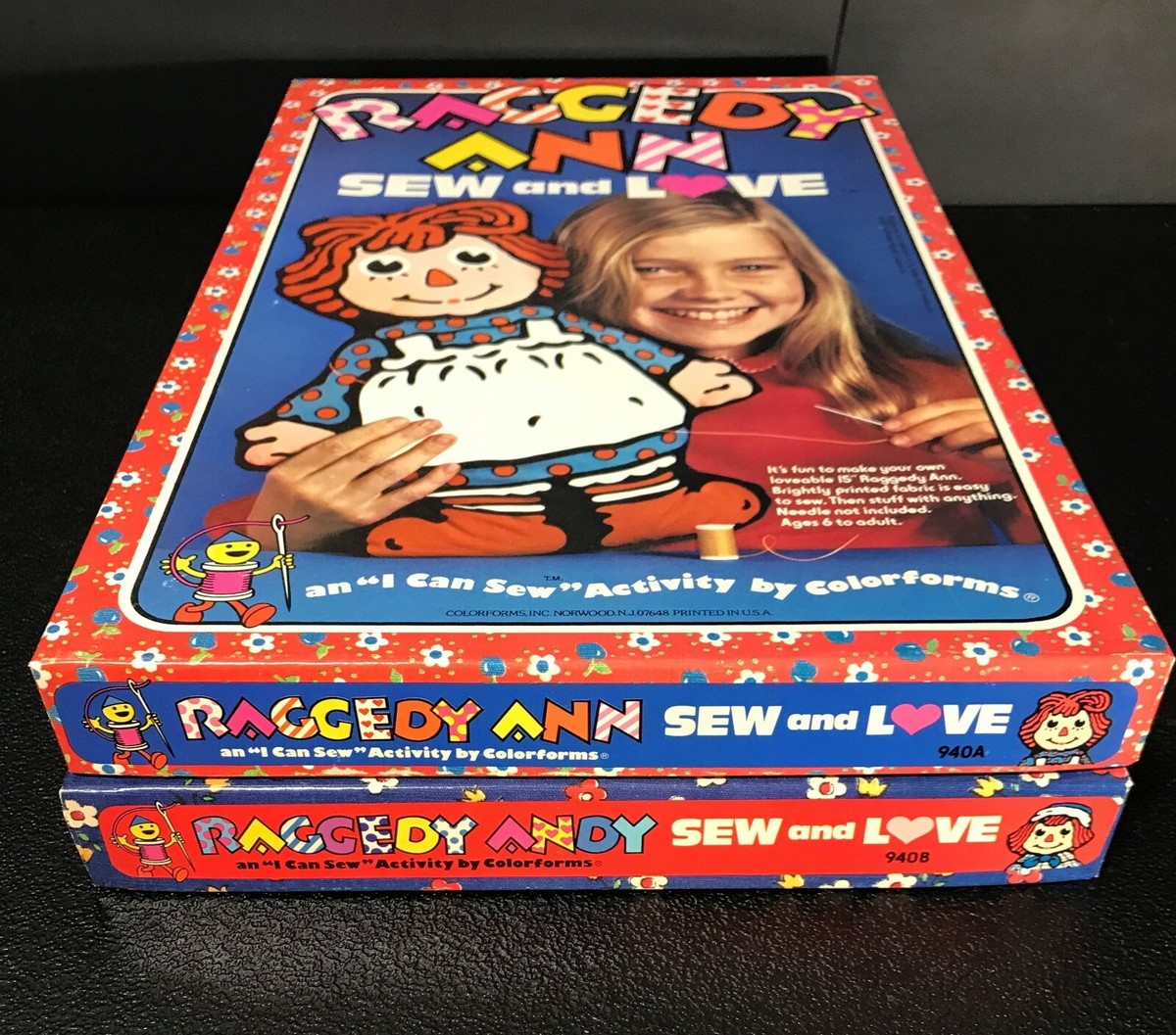 Raggedy Ann & Any Sew and Love Activity Set by Colorforms 1975 | eBay