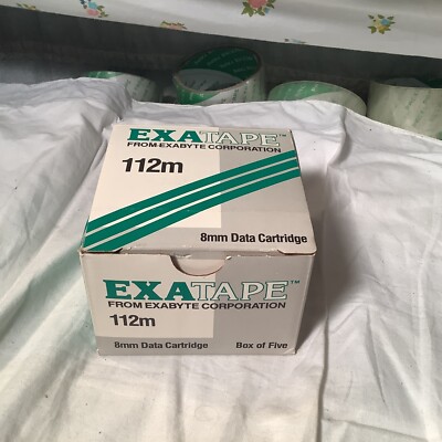 [RARE] NIB EXATAPE 112M 8 MM DATA CARTRIDGE BOX OF 5 SCARCE | eBay