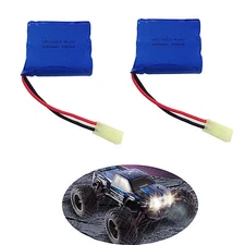 2Pcs Original Rechargeable 9.6V 800 Mah Li-po Battery for GPTOYS S911 RC Cars