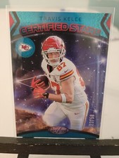 Travis Kelce Certified Stars Teal 23/50 2024 Panini Certified Football