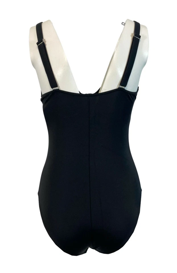 FASHY costume donna intero nero inserti bianco art 2128 D con ferretto Coppa D - Bild 2 von 3