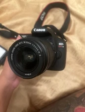 Canon EOD Rebel T7 24.1MP 18-55mm Lens DSLR Camera - Black (2727C002)