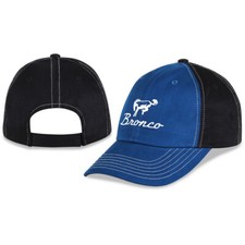 Ford Bronco Blue and Black Unstructured Cotton Hat