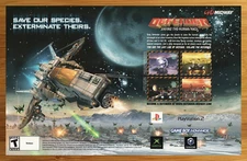 2002 Defender PS2 GBA Xbox Gamecube Print Ad/Poster Video Game Promo Art 00s