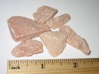 6 SMALL NATURAL ROUGH 0.8"- 1.2" RHODAZEZ PINK AZEZTULITE MINERALS 25.8g *3 (GG) — photo 2