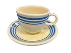 Fiesta HLCCA 2013 Blue Stripe Cup And Saucer Fiestaware