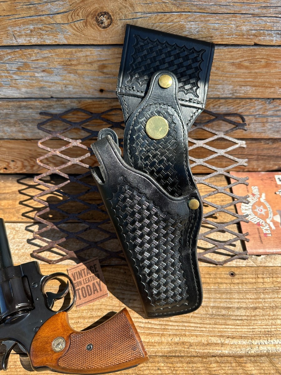 Tex Shoemaker 42A Duty Basket Leather Python Swivel Holster